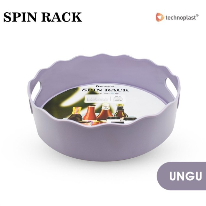 

TERBARU TECHNOPLAST Spin Rack Rotating Tray Rak Putar Wadah Bumbu 2 Ukuran