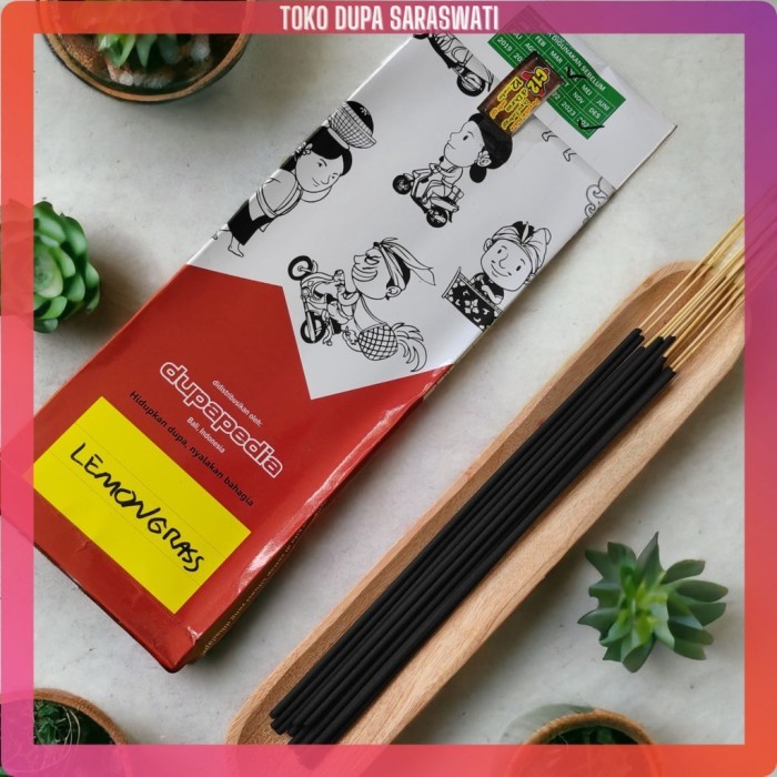 

TERLENGKAP Dupa wangi aromaterapi serai lemongrass tanpa metanol isi 100 stik