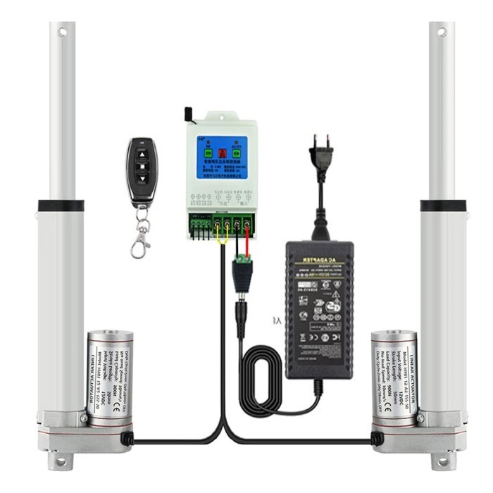 SYNCHRONOUS LINEAR ACTUATOR 1 CONTROL 2 LINEAR ACTUATOR 50MM 100MM