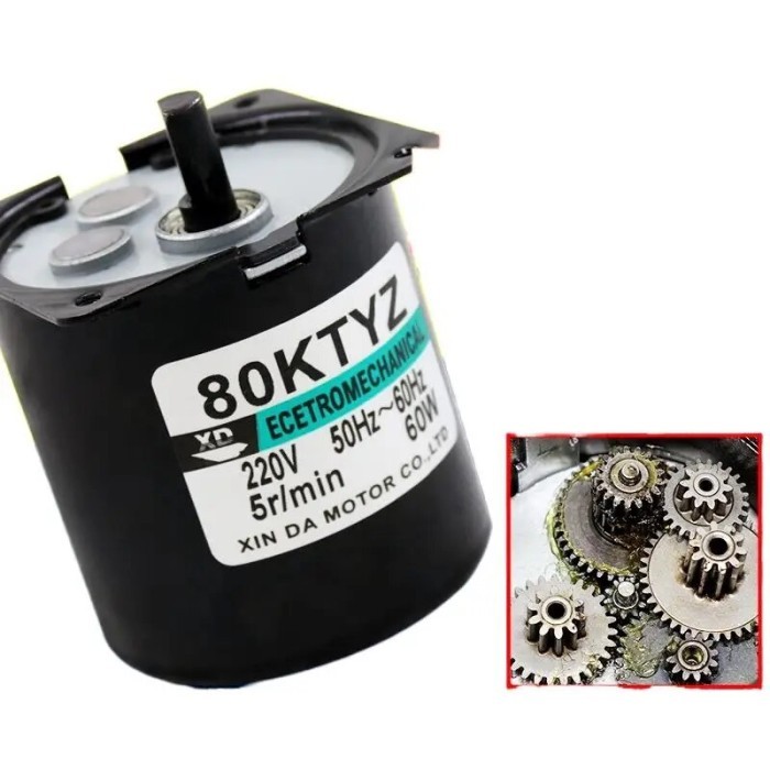 80KTYZ PERMANENT MAGNET SYNCHRONOUS MOTOR AC 220V 60W MINI LOW-SPEED