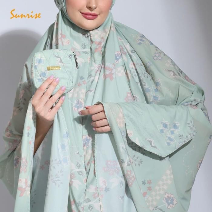 Sunrise - Mukena Travel Parasut Royale Soft Malla Series lembut premium
