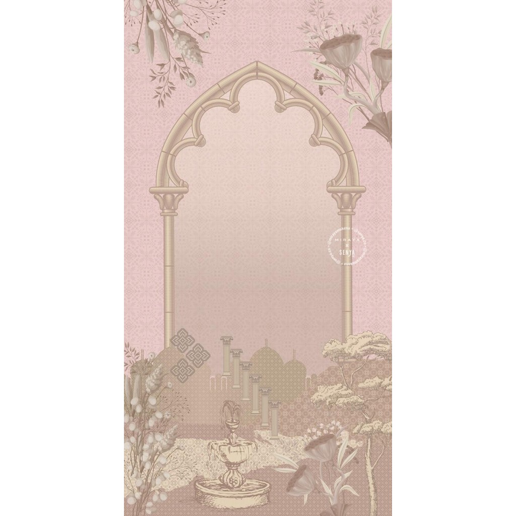 Hampers Set Miraya x Senya Talavera Silk Pink lembut premium