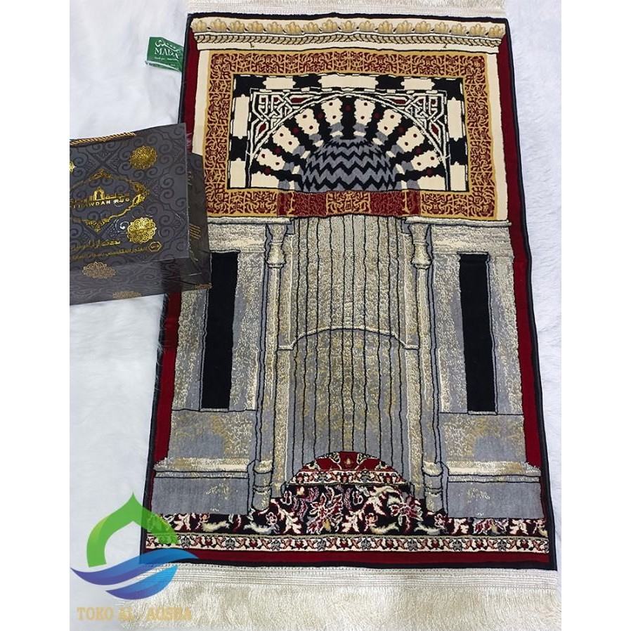 Sajadah Mihrab Rosulullah Original Madinah/Rawdah Rug lembut dan halus