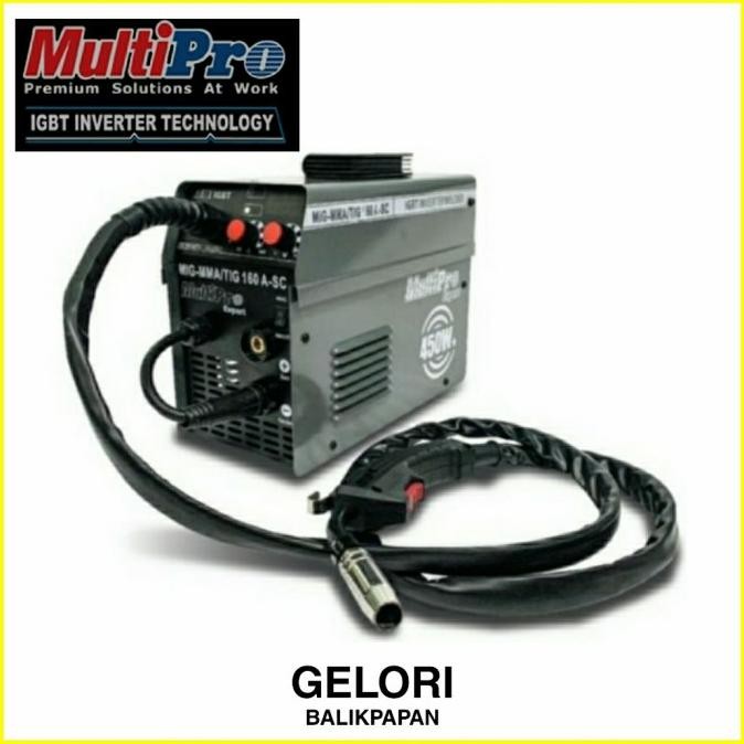 Promo Mesin Las Multipro MIG-MMA/TIG160A-SC Gasless Mig Welding COD