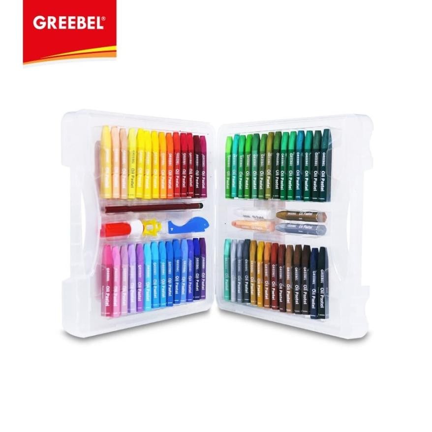 

SPECIAL Krayon Greebel Kids Oil Pastel Crayon 55 Color/ Warna fs-6