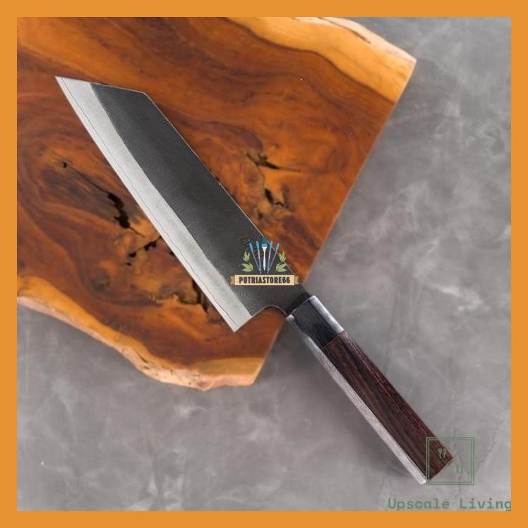 JAPANESE KNIFE YOSHIDA HAMONO ZDP189 KUROUCHI BUNKA 190MM