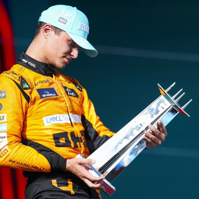 Official F1 2024 Miami GP Podium Cap. Topi Pembalap Juara 1 Formula 1