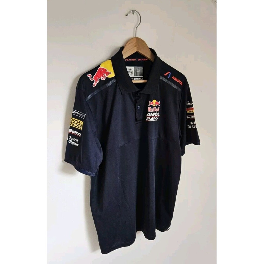 Red Bull Ampol Racing Team Polo. Polo Pria