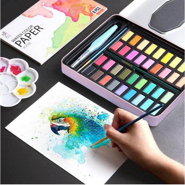 

TERBARU Water Color Set Alat Cat Air Set (Termasuk Kuas dan Kertas Gambar)