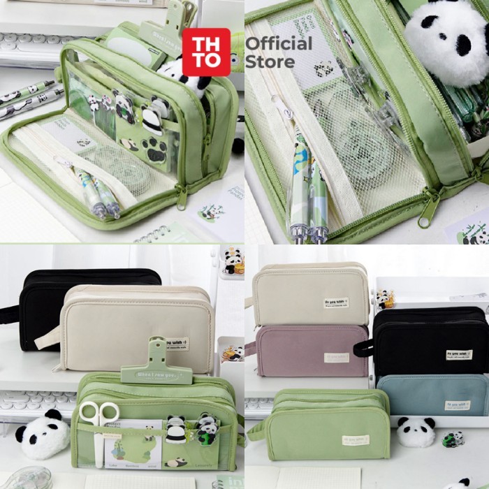 

Thto Tas Tempat Pensil Case Pouch Transparan Kapasitas Besara078
