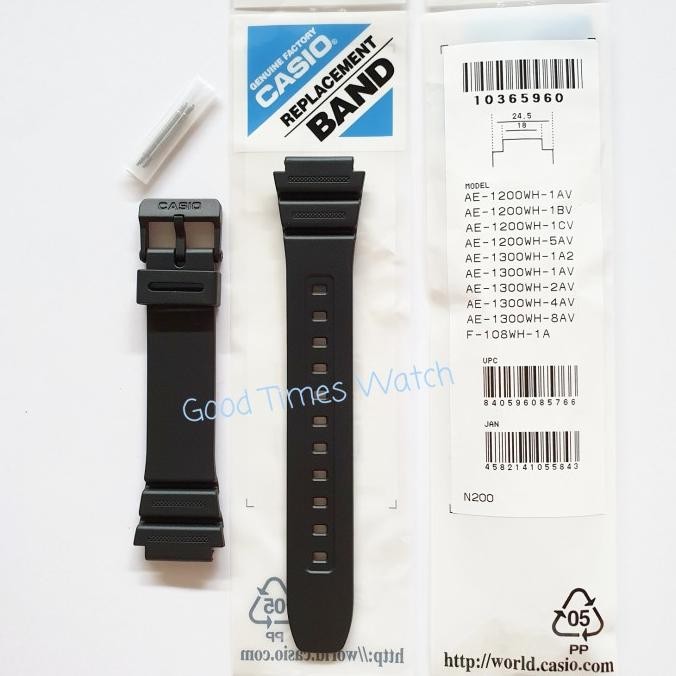 Strap Casio Ae-1200Wh / Ae-1300Wh / W-216H / F-108Wh Casio Original