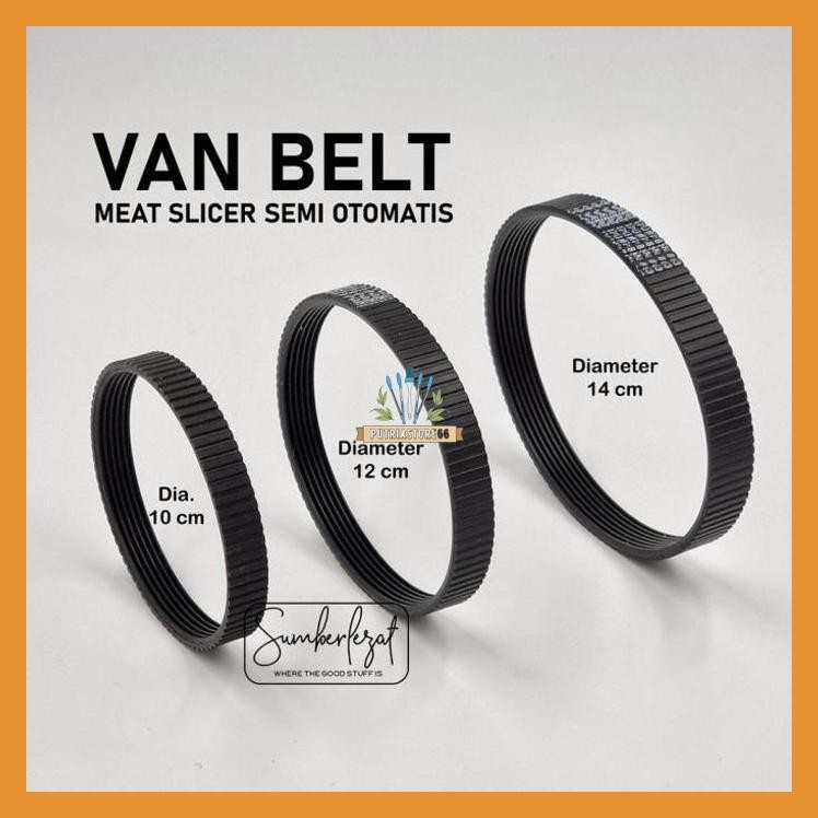 SPAREPART VANBELT VAN BELT MEAT SLICER 300MM 12 INCH SEMI AUTOMATIC