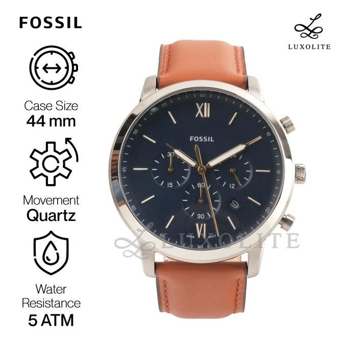 Fossil Neutra Chronograph Brown Leather Fs5453