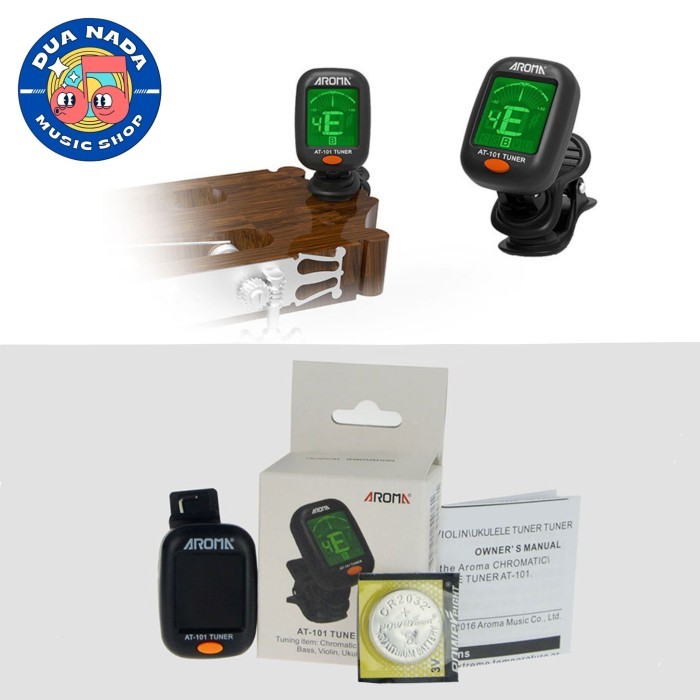 Tuner Gitar & Bass Aroma / Tuner Biola & Ukulele