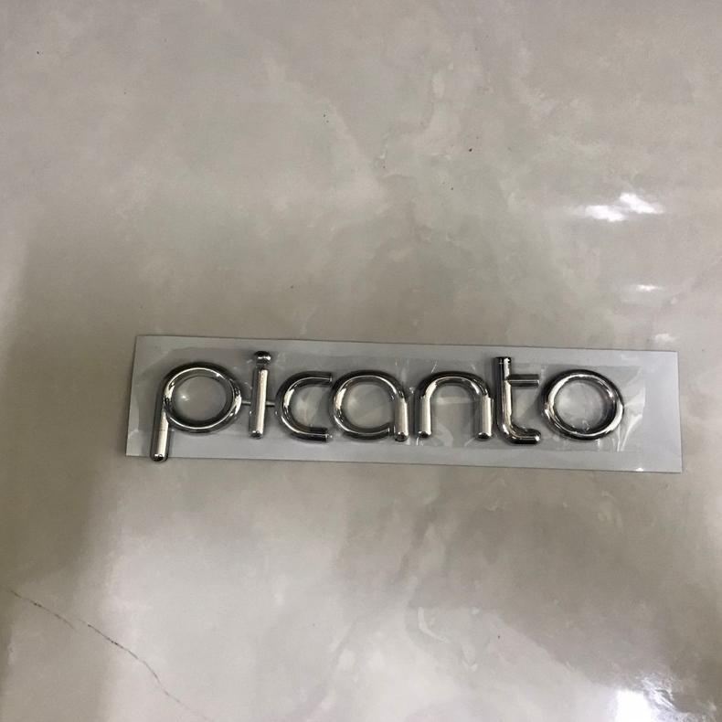 Emblem Picanto untuk Bagasi Kia Picanto