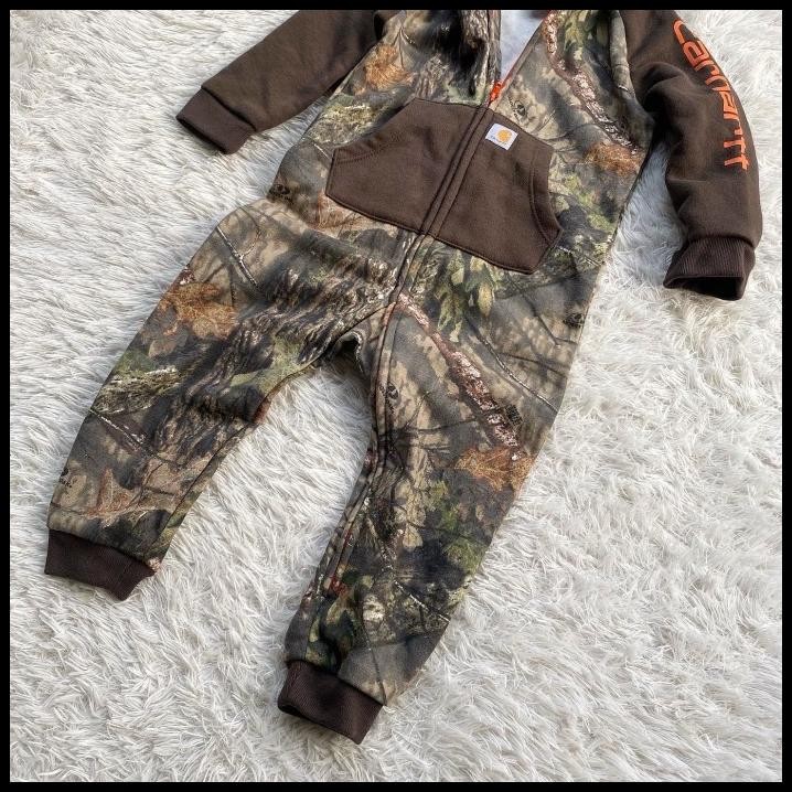 terbaru carhartt baby boys infant zip front camo coverall kids baju anak promo