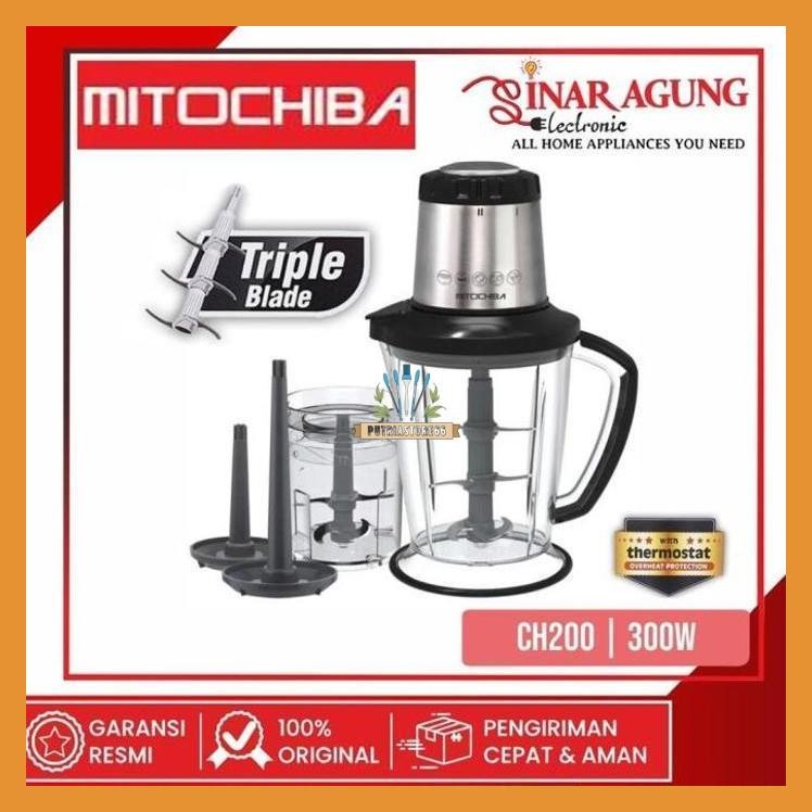 MITOCHIBA CH 200 FOOD CHOPPER BLENDER BUMBU DAN DAGING CH200 100% ORI