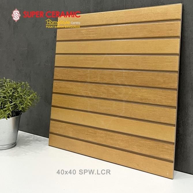 terbaru atena 40x40 keramik lantai - spain wood lcr / spain wood mcb
