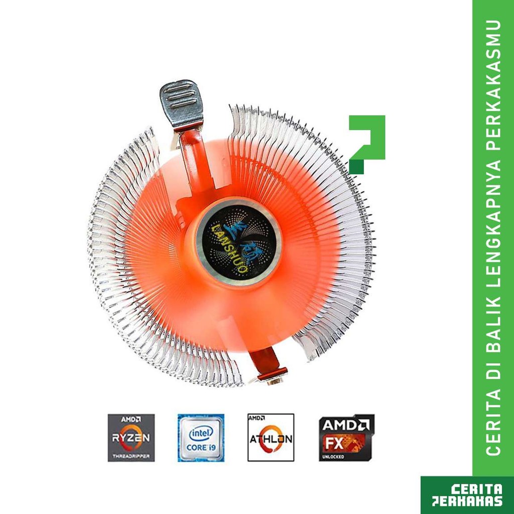 Processor Fan CP / Kipas Cooling Combo CPU Heatsink Air / Kipas Cooling Combo CPU Heatsink Air / Tow