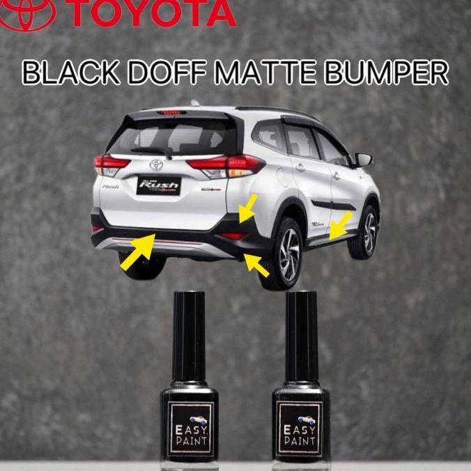 

SALE! BLACK MATTE DOFF BUMPER OVER FENDER TOYOTA RUSH HITAM DOF KULIT JERUK