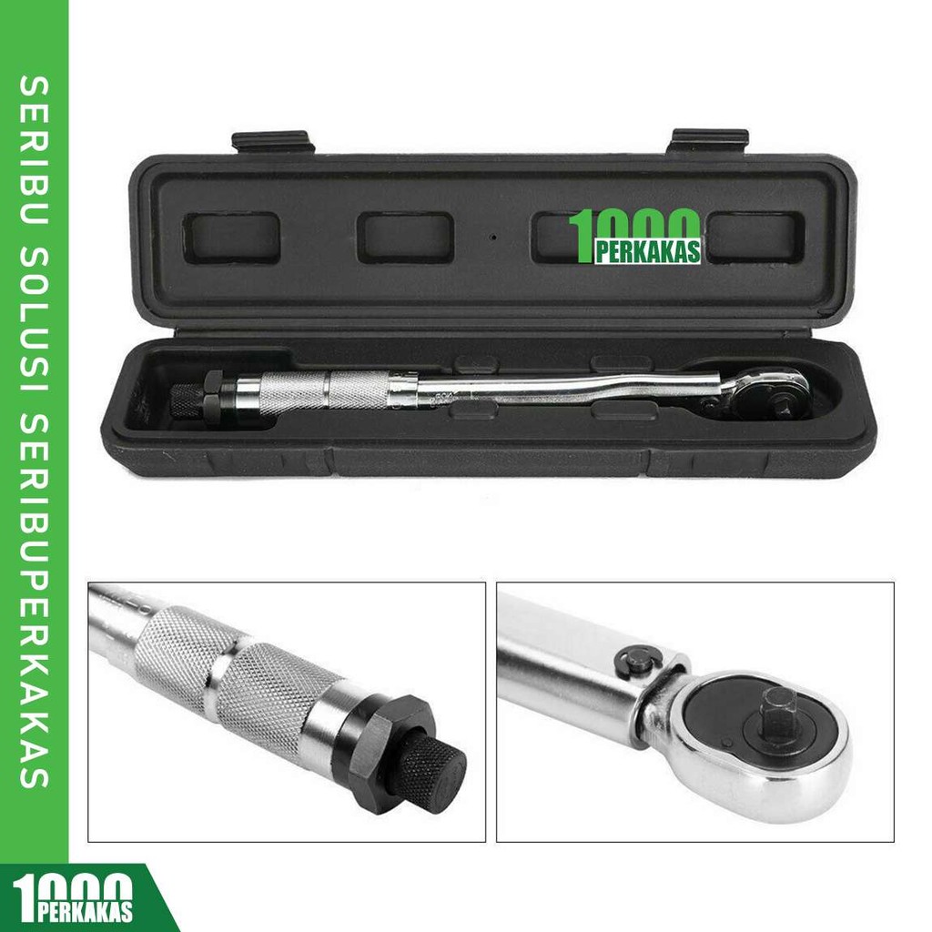 1P Momen Kunci Torsi / Torque Wrench Two-way Spanner Tools Bengkel Mobil Roda Mobil