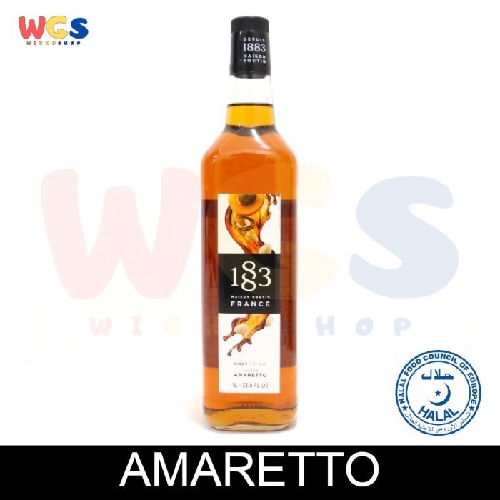 

Syrup 1883 Maison Routin France Amaretto Flavored 33.8 fl oz 1ltr