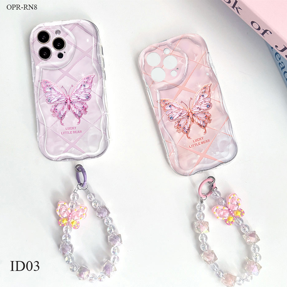 Casing Hp Untuk OPPO Reno 14F 13F 11 11F 10 8 8T 7 7Z 8Z 6 5 5F 4 4F R15 R17 Pro 4G 5G Tali Cassing 