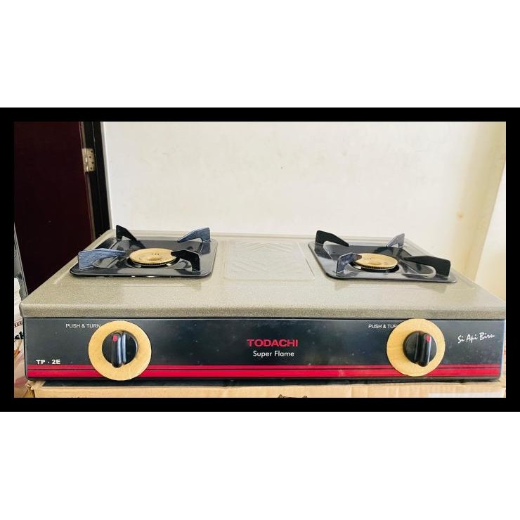terbaru  kompor gas todachi 2 tungku type tp-2e ready