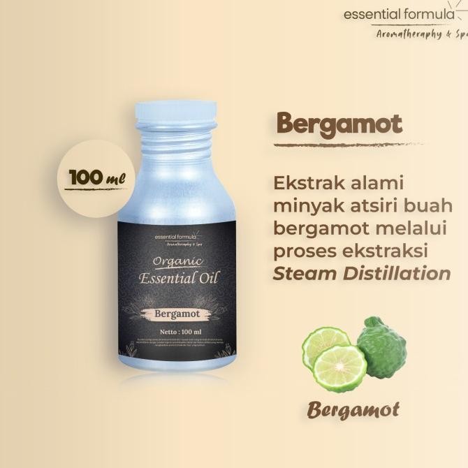 

SALE! 100ML ORGANIC BERGAMOT ESSENTIAL OIL JERUK BERGAMOT MURNI 100%