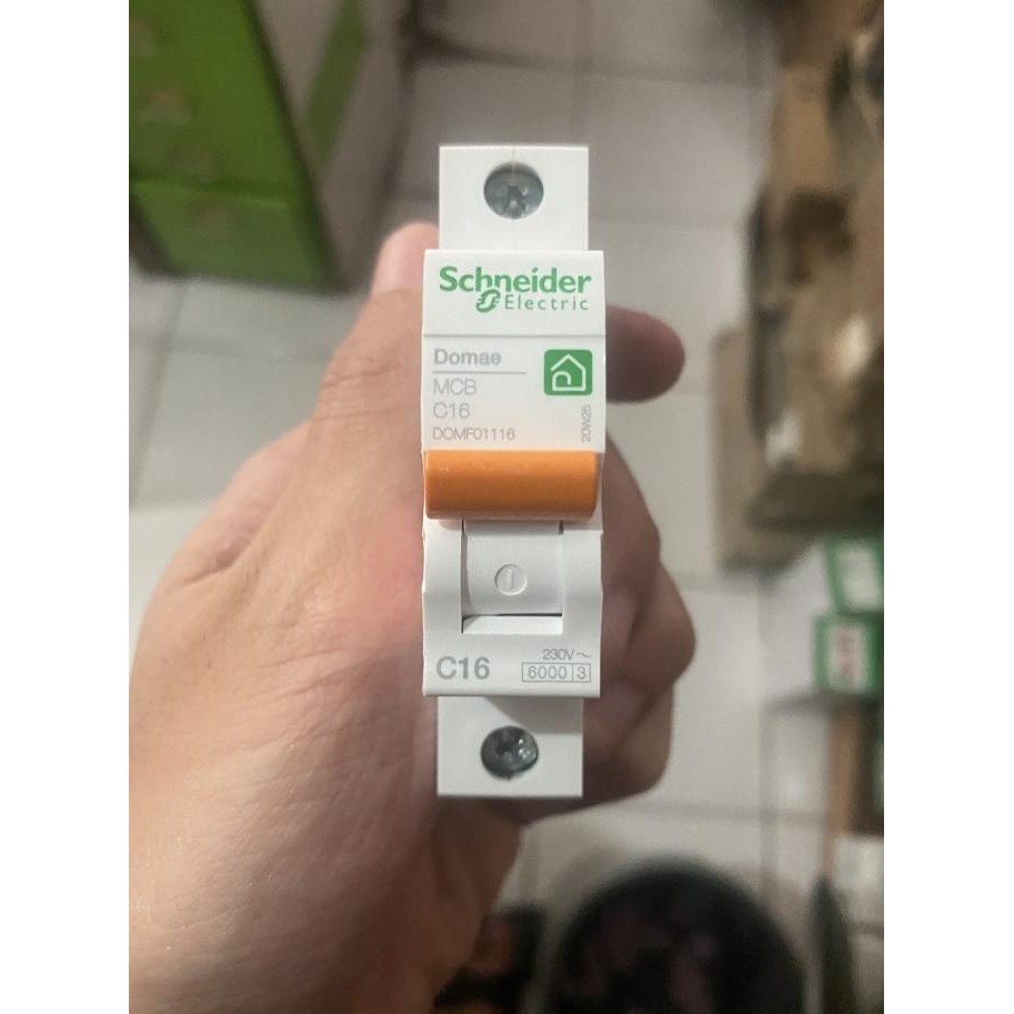terbaru mcb schneider 6a - 20a / mcb 6 ampere 1phase / sikring schneider