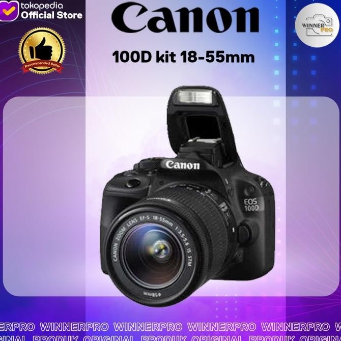 Kamera Canon 100D Kit 18-55Mm / Canon Eos 100D / Eos 100D / 100D