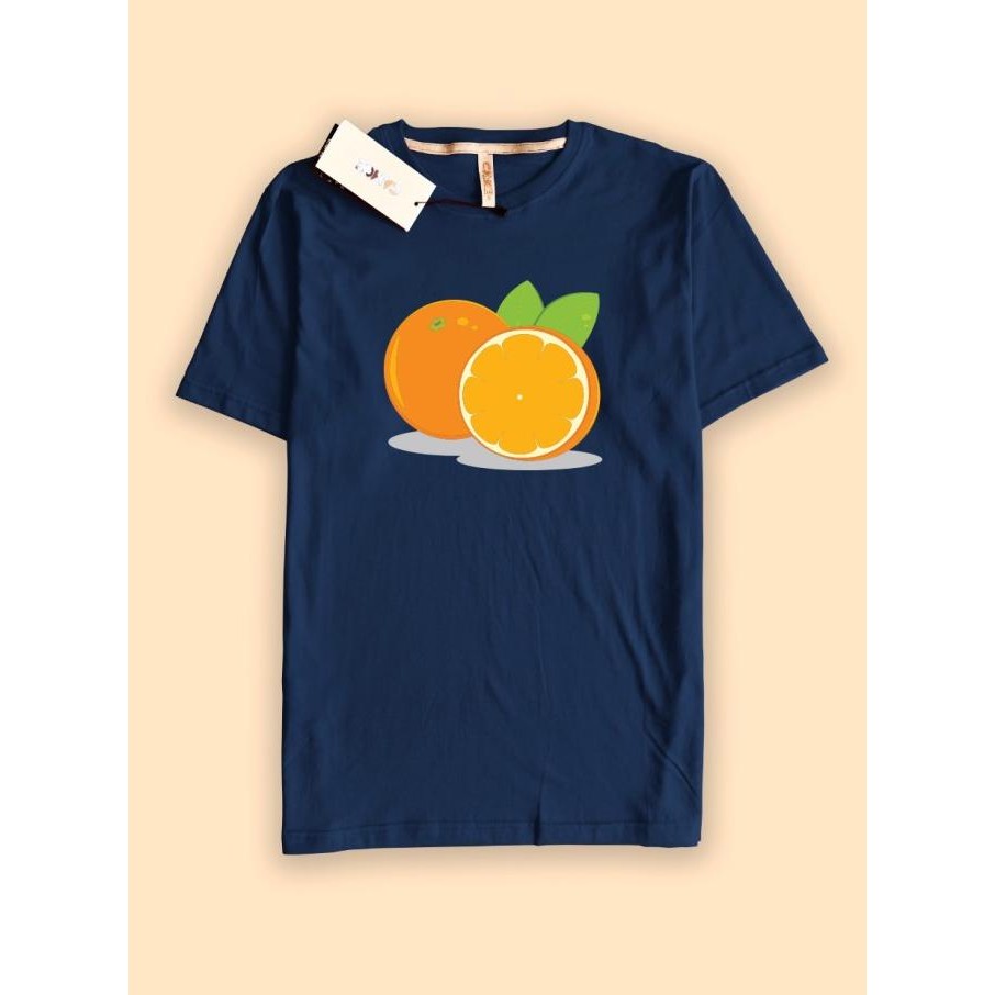 

SALE! KAOS BAJU TSHIRT PREMIUM CAMOE BUAH JERUK ORANGE LOVERS FRUIT