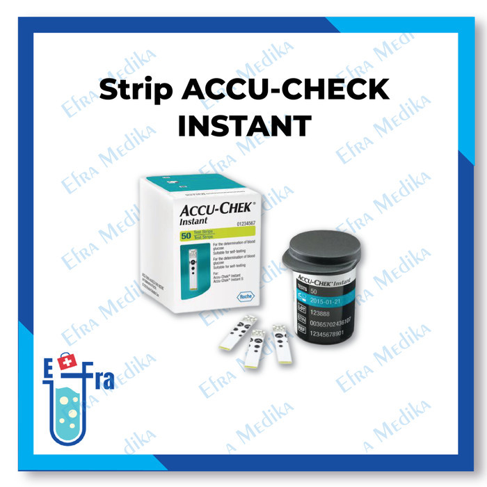 Strip Accu-Chek Instant isi 50/ Strip Gula Darah Accu-Chek/ Instant