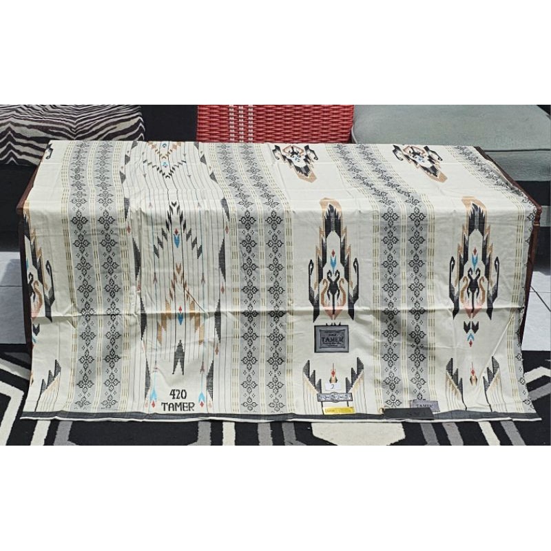 Sarung Tamer 420 sge sgf full sutra motif mewah sarung sultan