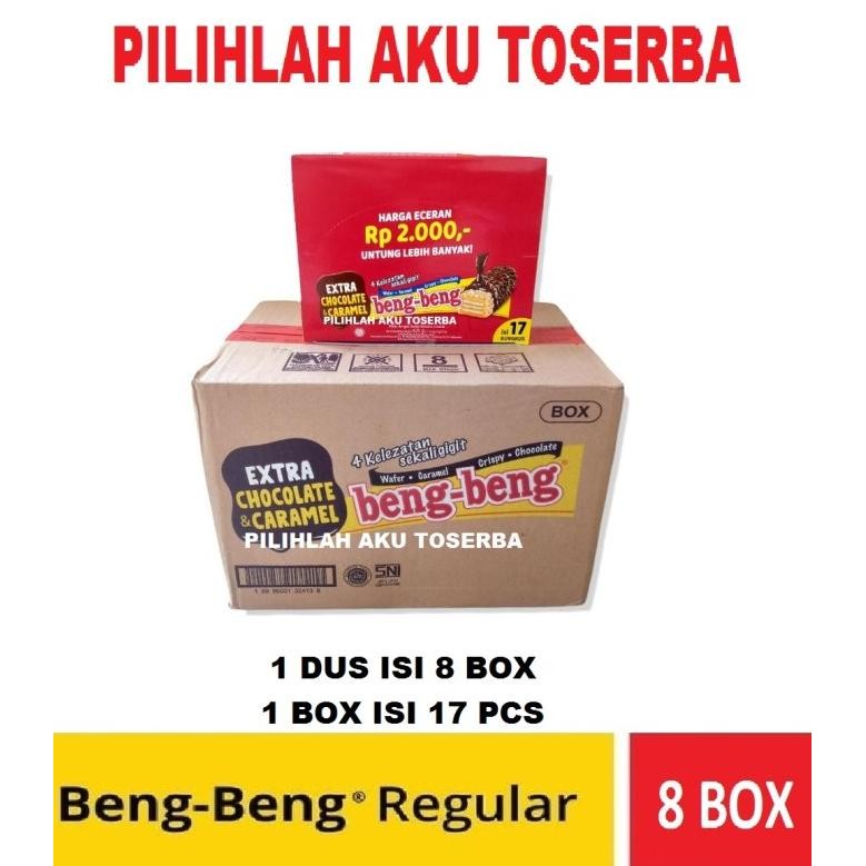

Ele Beng-Beng Regular - Beng-Beng Coklat - 1 Kardus Isi 8 Box (20 Pcs)