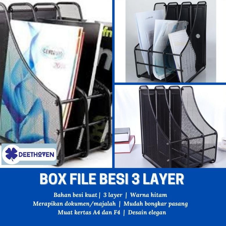 

RUBYSU MAGAZINE CASE BOX FILE BESI 3 SAP FILE SYSBOX TRIPLE LAYER TIER