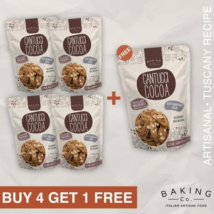 

Ele Biscotti Cantucci Cocoa Bakingco - Deal Faly Pack Buy 4 Get 1 Free