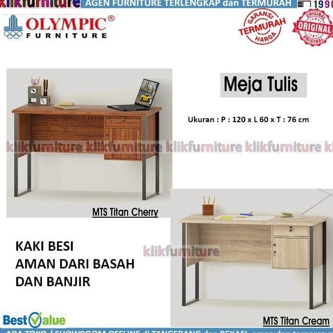 Meja Tulis Meja Kantor Kaki Besi Mts Titan Olympic