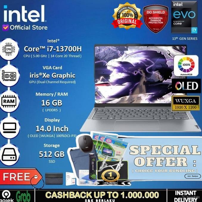 Lenovo Yoga Slim 6 Evo - I7 13700H 16Gb 512Gb 14.0" Oled Wuxga 60Hz