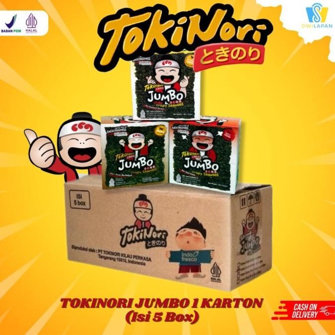 

MIT 1 KARTON - DAPAT 5 BOX (60PCS) TOKINORI JUMBO HALAL | CELAN RUMPUT L