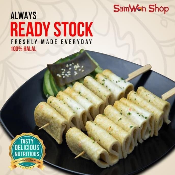 

trius eomuk odeng 1 kg fresh - samwon makanan korea enak lezat bergizi