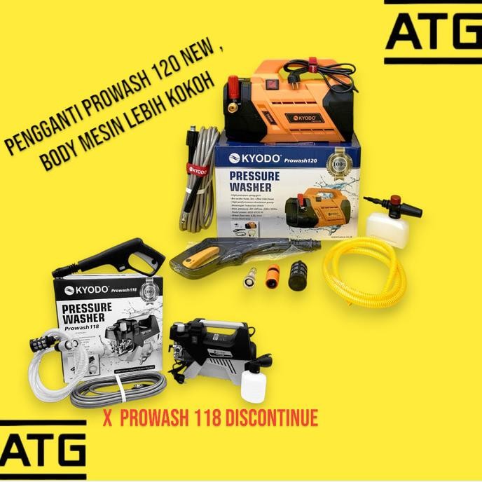 Mesin Cuci Ac Motor Mobil - Kyodo Prowash 118 / Pressure Washer Kyodo