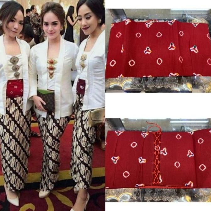 Terbaru Angkin Jumputan Instan / Stagen Jumputan Instan / Kemben Kebaya Best Seller