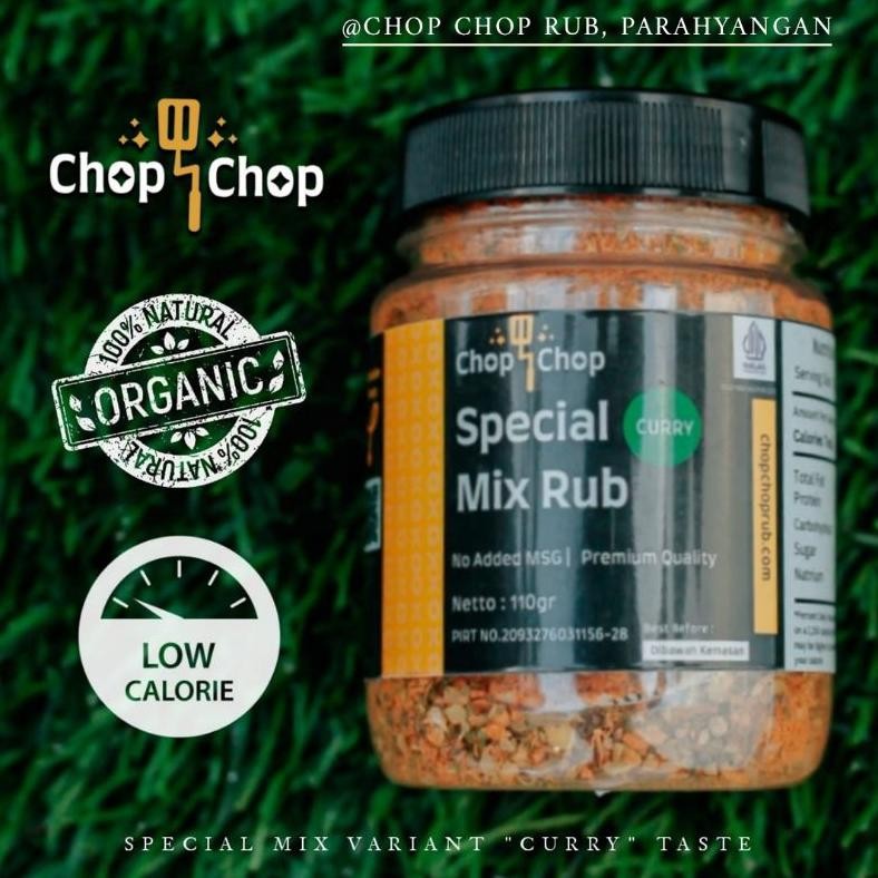 

ChopChop Rub CURRY Special Mix Bumbu Marinasi Rendah Kalori 110gr