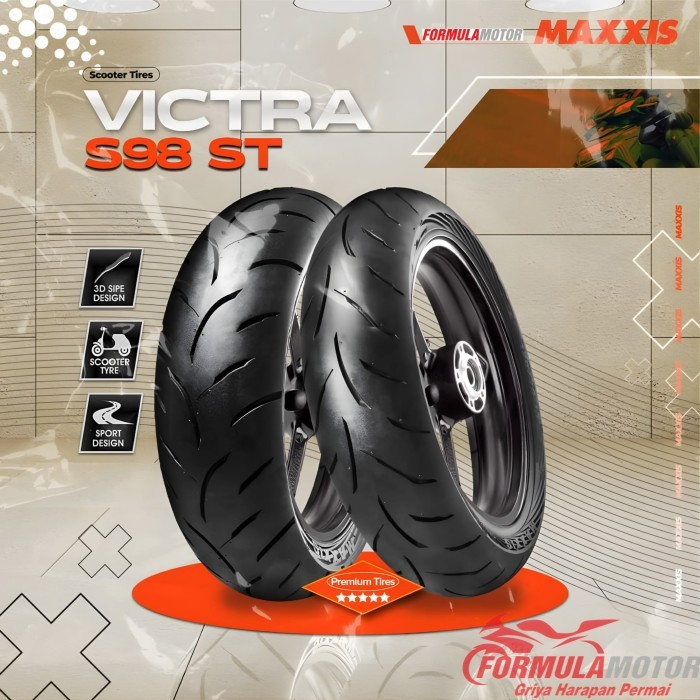 Maxxis Victra S98 ST Ring 12 Tubeless Ban Motor Ring 12 Vespa/Piaggio