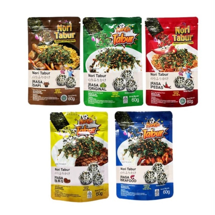 

Nori Tabur Rumput Laut Panggang 60gr