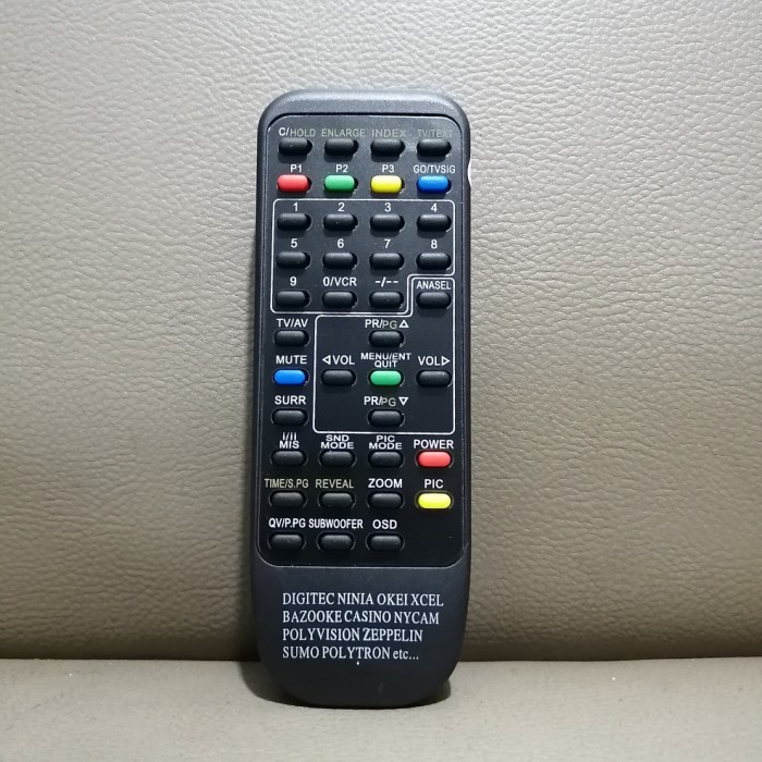 REMOTE REMOT TV TABUNG POLYTRON MINIMAX UNIVERSAL