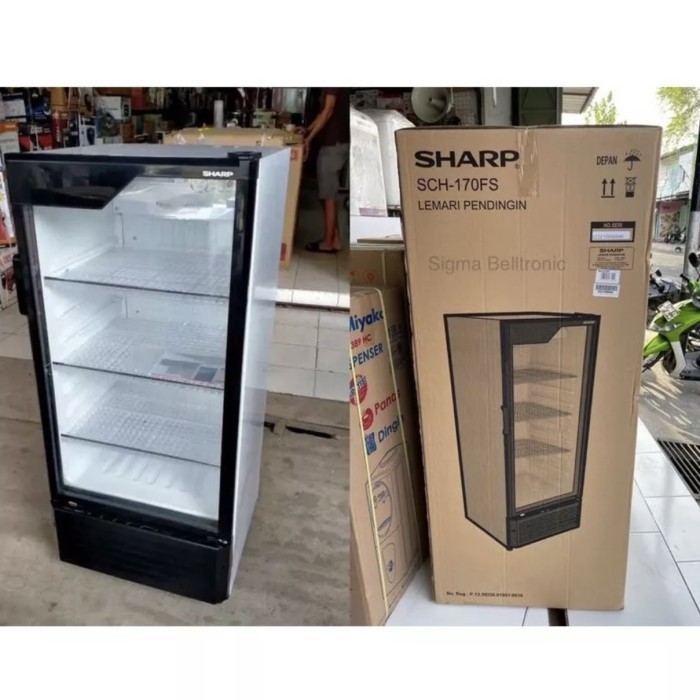 Sharp Kulkas Showcase SCH-170PS --- Garansi Resmi