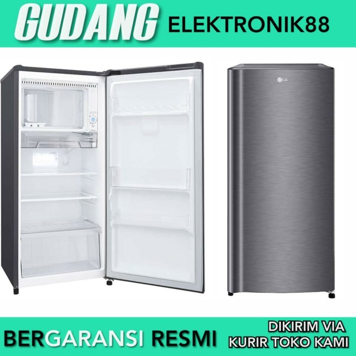 LG Kulkas 1 Pintu [164 L] GN-INV201SL - Platinum Silver