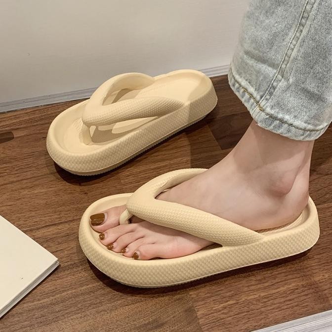 Sandal Jelly Pria / Wanita Korean BALANCE Slop Sendal Anti Slip Tebal